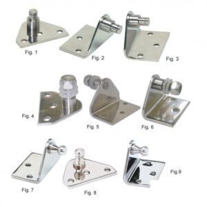 Staffa piana con dado autobloccante SSN20 p